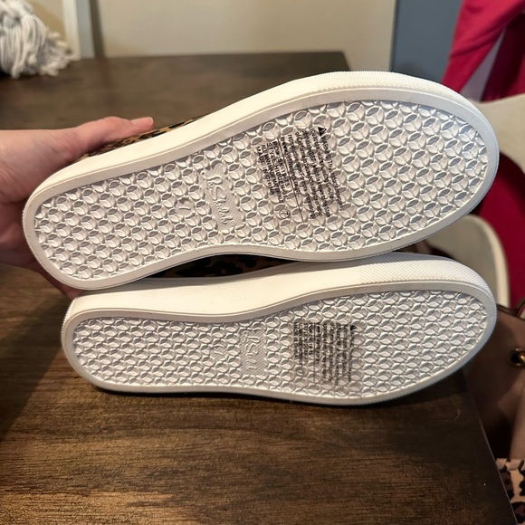 Leopard print wedge sneakers size 7 - Picture 5 of 5